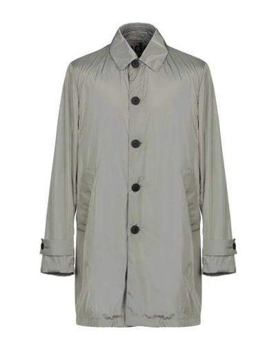 Shop Add Man Overcoat Light Grey Size Xxl Polyamide