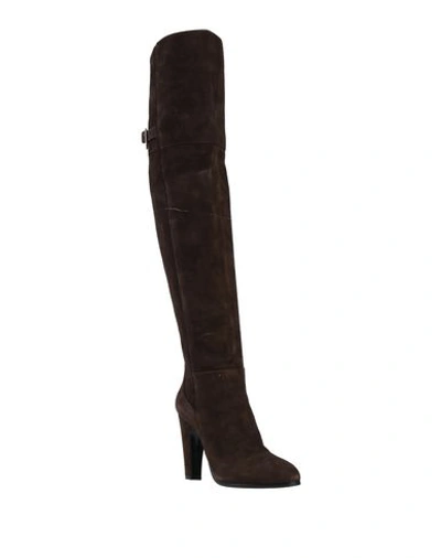 Shop Pinko Boots In Cocoa