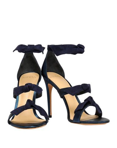 Shop Alexandre Birman Sandals In Dark Blue