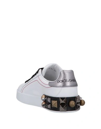 Shop Dolce & Gabbana Woman Sneakers White Size 6 Soft Leather
