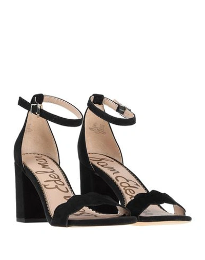 Shop Sam Edelman Woman Sandals Black Size 9.5 Soft Leather