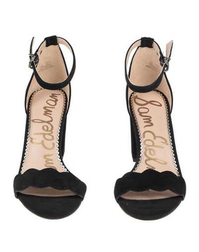 Shop Sam Edelman Woman Sandals Black Size 9.5 Soft Leather