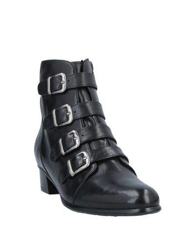 Shop Alberto Guardiani Ankle Boots In Black