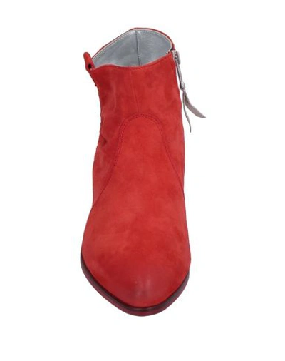 Shop Alexander Hotto Ankle Boots In Coral