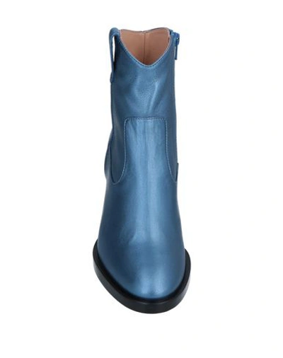 Shop A.f.vandevorst Ankle Boots In Blue