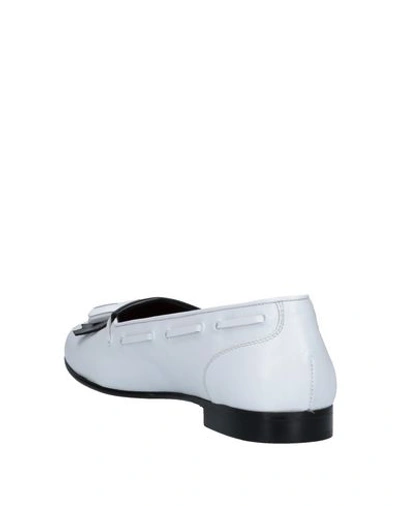 Shop Cesare Paciotti Loafers In White