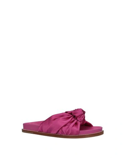 Shop Etro Sandals In Fuchsia