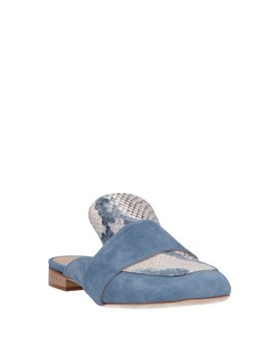 Shop Alberto Guardiani Mules & Clogs In Slate Blue