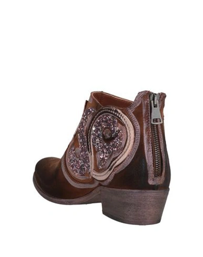 Shop Elena Iachi Ankle Boots In Brown