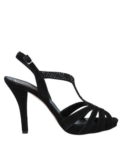 Shop Lerre Sandals In Black