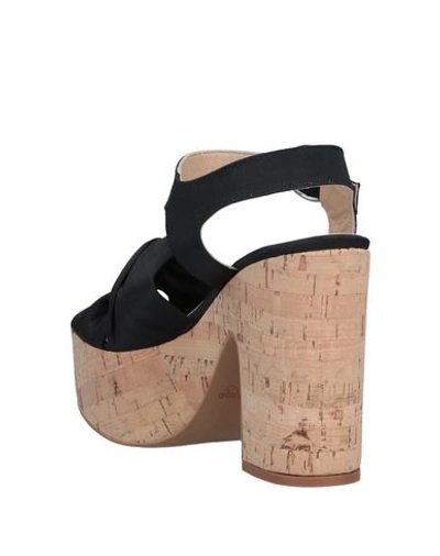 Shop Ottod'ame Sandals In Black