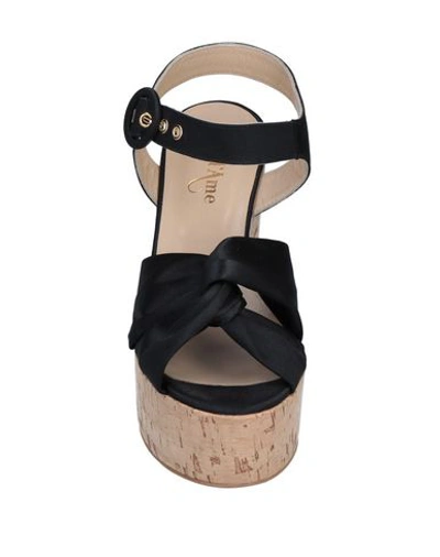 Shop Ottod'ame Sandals In Black