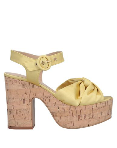 Ottod'ame Sandals In Light Yellow | ModeSens