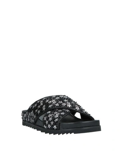 Shop Ash Sandals In Black