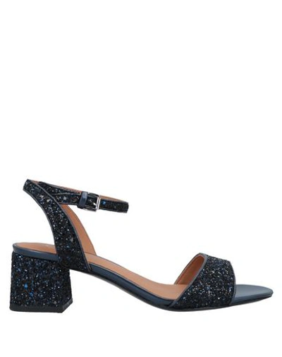 Shop Ash Sandals In Dark Blue