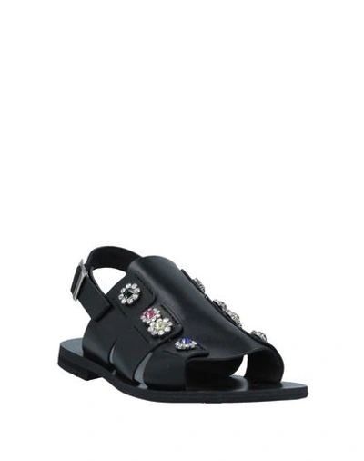 Shop Tipe E Tacchi Sandals In Black