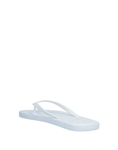 Shop Rick Owens Flip Flops In White