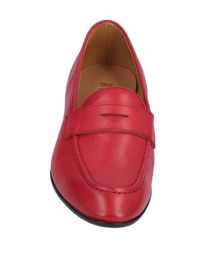 Shop Raparo Loafers In Red