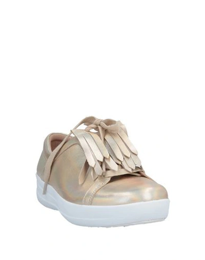 Fitflop Sneakers In Gold