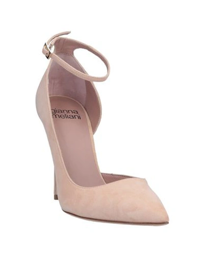 Shop Gianna Meliani Pumps In Pale Pink