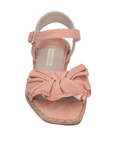 Shop Paloma Barceló Sandals In Pastel Pink