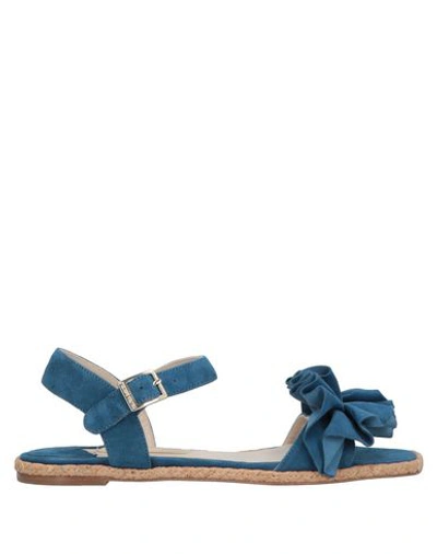 Shop Paloma Barceló Sandals In Blue