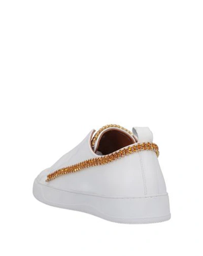 Shop Black Dioniso Sneakers In White