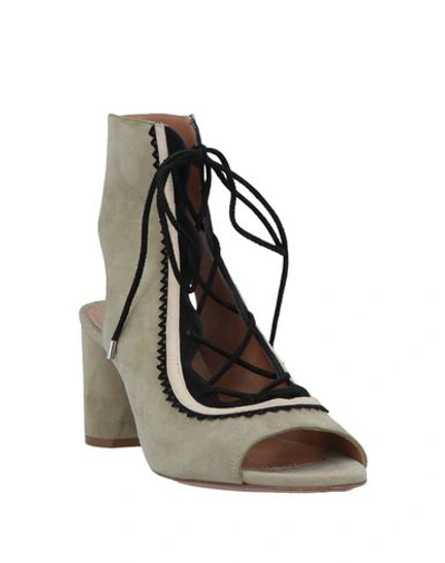 Shop Pura López Ankle Boot In Light Green