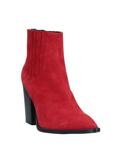 Shop Htc Ankle Boots In Red