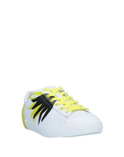 Shop Ash Man Sneakers White Size 7 Calfskin