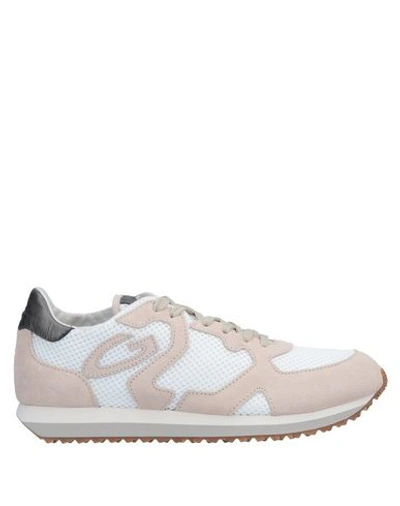 Shop Alberto Guardiani Man Sneakers Blush Size 7 Soft Leather, Textile Fibers In Pink