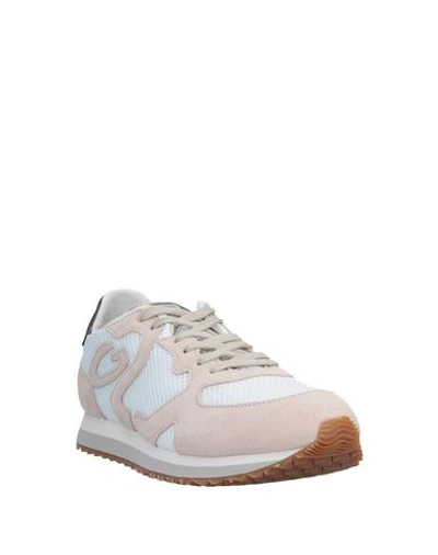 Shop Alberto Guardiani Man Sneakers Blush Size 7 Soft Leather, Textile Fibers In Pink