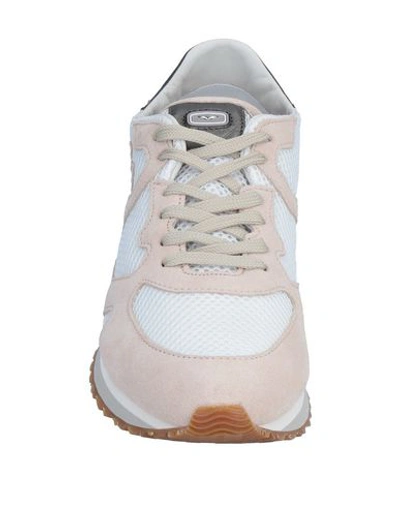 Shop Alberto Guardiani Man Sneakers Blush Size 7 Soft Leather, Textile Fibers In Pink