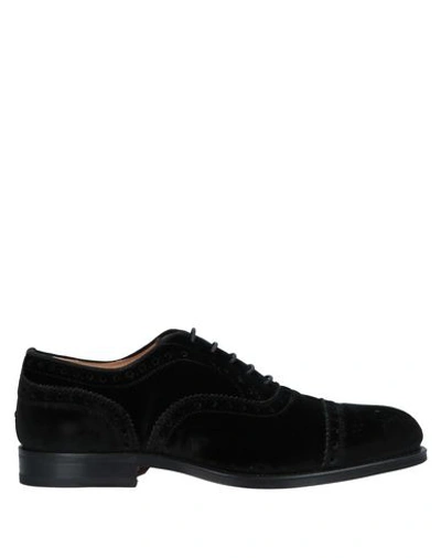 Shop Steve's Laced Shoes In Black