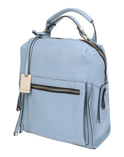 Shop Caterina Lucchi Backpack & Fanny Pack In Pastel Blue