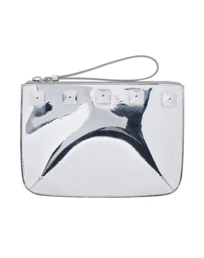 Shop Giuseppe Zanotti Handbag In Silver