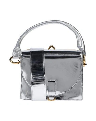 Shop Sacai Handbag In Silver