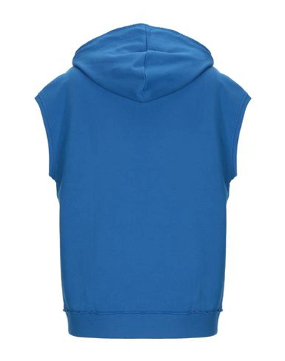 Shop Mira Mikati Hooded Sweatshirt In Bright Blue