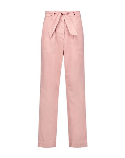 Shop Sandro Casual Pants In Pastel Pink