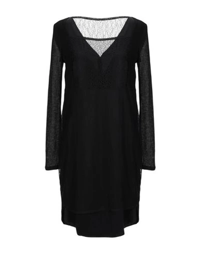 Shop Hugo Boss Short Dress In Black