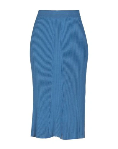 Shop Common Wild 3/4 Length Skirts In Azure