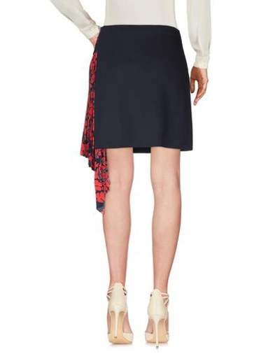 Shop Givenchy Knee Length Skirt In Dark Blue