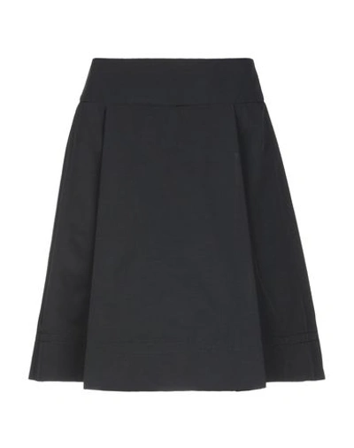 Shop C.p. Company Knee Length Skirt In Black