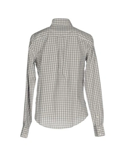 Shop Gant By Michael Bastian Shirts In Light Grey