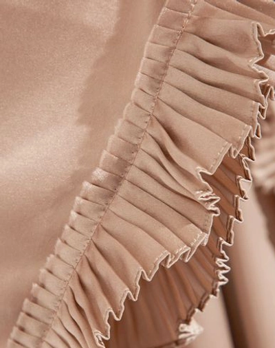 Shop Tomas Maier Woman Blouse Sand Size 6 Silk In Beige