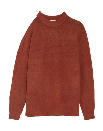 Shop Tibi Sweater In Rust