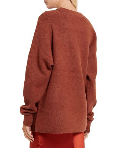 Shop Tibi Sweater In Rust