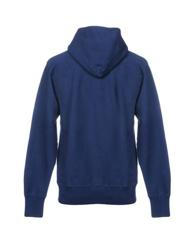 Shop Human Made Hooded Sweatshirt In Dark Blue