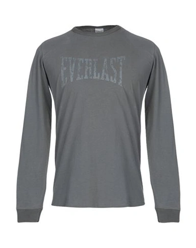 Shop Everlast T-shirts In Lead