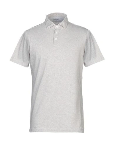 Shop Alessandro Gherardi Man Polo Shirt Beige Size L Cotton